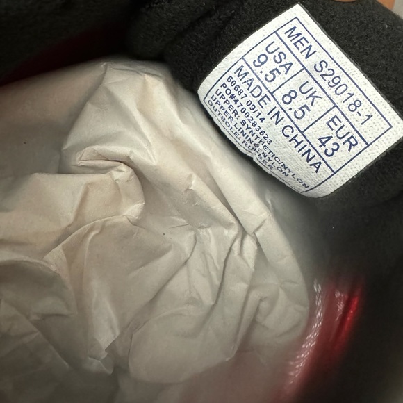 Saucony Spitfire Track and Field Track Spikes Men’s 9.5 Women’s 11 Red Black - Picture 9 of 11